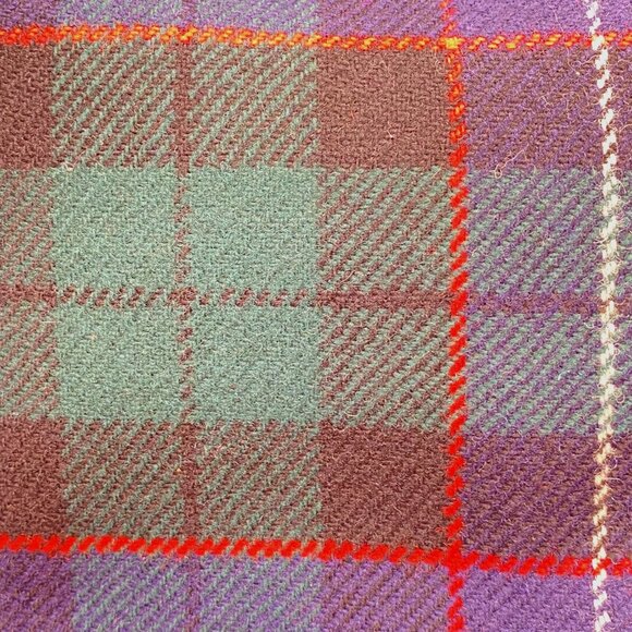 Rare Vintage Coach Holiday 2002 Green Tartan Plaid Wool Shoulder Bag With Matchi - Picture 8 of 16